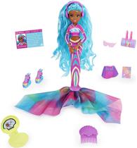 Mermaid High, Oceanna Deluxe Mermaid Doll &amp Acessórios com Cauda Removível, Roupas de Boneca e 4 Acessórios de Moda, Brinquedos Infantis para Meninas de 4 anos ou mais