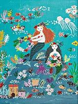Mermaid island a5 notebook misc. supplies illustrated - 14,60 x 20,90