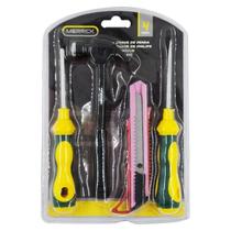 Merrick kit ferramentas 4pcs rf 1002 philips estilete martelo fenda
