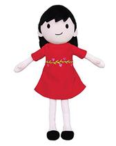 MerryMakers Dear Girl Soft Doll, 13 polegadas, Baseado no best-seller Livro Infantil de Amy Krouse Rosenthal & Paris Rosenthal, Vermelho