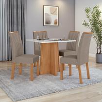 Mesa 0,90 Celebrare c/04 Cad.apogeu Suede Amendoa Clean/off White