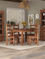 Mesa 120 Cm com 4 Cadeiras Sala de Jantar