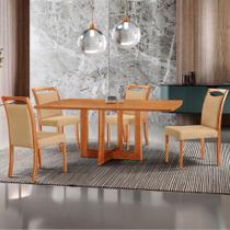 Mesa 120cm Laminado Barril Com 4 Cadeiras Moderna Mobilia Turim 07 Imbuia Naturale Mesa 120cm Laminado Barril Com 4 Cadeiras Moderna Mobilia Turim 07 Imbuia Naturale
