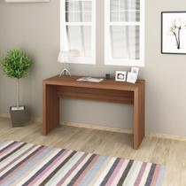 Mesa 127x46cm Escrivaninha Escritório Home Office Amêndoa Mesa 127x46cm Escrivaninha Escritório Home Office Amêndoa