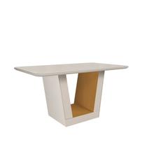 Mesa 160cm X 90 Tampo Mdf Vidro Viena