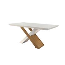 Mesa 180cm Tampo MDF Canto Reto Valentina