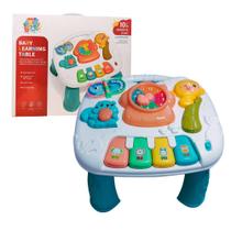 Mesa 3 em 1 Baby Interativa Mobile Piano Mesa Com Som Brinquedo Educativo Desenvolvimento Bebê Infantil