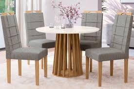 Mesa 4Cad Base Lavanda Ng/Ng Red105CM Linho Fend Cod: 322.468
