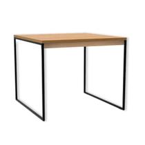 mesa 6 lugares quadrada industrial 120x80cm
