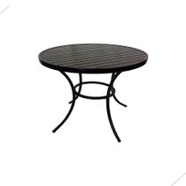 Mesa 90cm sling Ripada de alumínio para piscina jardim sala Mesa 90cm sling Ripada de alumínio para piscina jardim sala