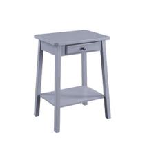 Mesa Accent Ergode Grey Wood com gaveta e prateleira Mesa Accent Ergode Grey Wood com gaveta e prateleira