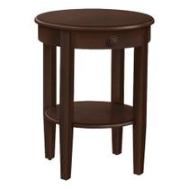 Mesa Accent Monarch Specialties I 3975, redonda de 2 camadas, 58 cm Mesa Accent Monarch Specialties I 3975, redonda de 2 camadas, 58 cm