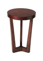 Mesa Accent Offex Transitional Round Cherry Dark Brown