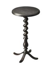Mesa Accent Offex Transitional Round Metal Grey 23 cm