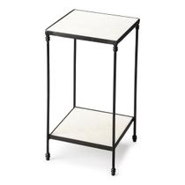 Mesa Accent Offex Transitional Square Marble and Iron
