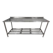 Mesa Aço Inox Profissional 190x70x90 cm com Espelho Nortinox Mesa Aço Inox Profissional 190x70x90 cm com Espelho Nortinox