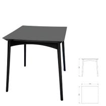 Mesa Acrilys Jupiter Polipropileno Quadrada 70x70 4 Pés