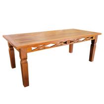 Mesa Adele Em Madeira De Demolição - Cód 1144