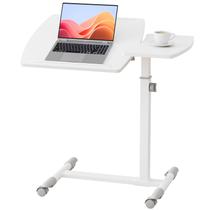 Mesa Ajustável Pequena Móvel GTRACING para Escritório, Branca