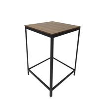 Mesa Alta 61x61cm Preto/Fosco Mesa Alta 61x61cm Preto/Fosco