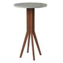 Mesa Alta Bistrô em Madeira Maciça Copacabana X Marrom Pinhão Mesa Alta Bistrô em Madeira Maciça Copacabana X Marrom Pinhão
