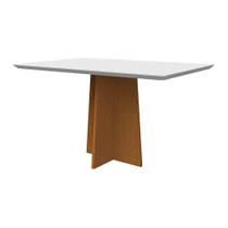 Mesa Anitta 135x90cm - Ypê/Off White