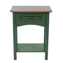 Mesa Aparador 1 Gaveta 1 Prateleira Veneza Verde Mesa Aparador 1 Gaveta 1 Prateleira Veneza Verde