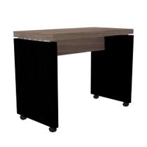 Mesa Aparador 82X90x50 Pe50 Walnut Preto Pandin