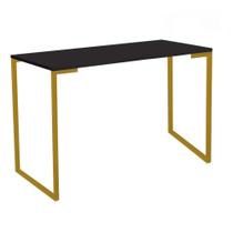 Mesa Aparador Buffet Sala de Jantar Recepção Stan Industrial Ferro Dourado - Ahazzo Móveis