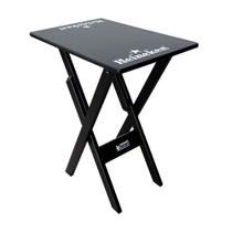Mesa Aparador Dobrável Madeira 68x43 Personalizada Hei Preta - Tarimatã Mesa Aparador Dobrável Madeira 68x43 Personalizada Hei Preta - Tarimatã