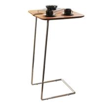 Mesa Apoio Lateral para Sofá Atenas Pé Cromado LarFlex Mesa Apoio Lateral para Sofá Atenas Pé Cromado LarFlex