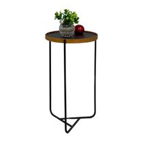 Mesa Apoio Lateral Pequena Sala Estar Decorativa Casa Sofá Mesinha Canto Quarto Redonda Auxiliar