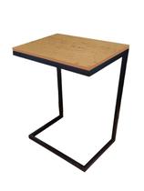 Mesa Apoio Lateral Sofá Cama Notebook Aço E Mdf 40x30cm Mesa Apoio Lateral Sofá Cama Notebook Aço E Mdf 40x30cm