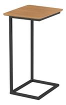 Mesa Apoio Turin 75cm Industrial Tampo Mdf