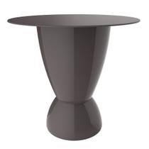 Mesa Argo Cinza Mushroom com Tampo 60cm