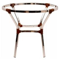 Mesa Ascoli Em Alumínio Para Varanda, Edícula, Piscina Trama Original Mesa Ascoli Em Alumínio Para Varanda, Edícula, Piscina Trama Original