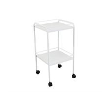 Mesa Auxiliar 40 X 40 X 80 Pintura Epóxi com Rodizios
