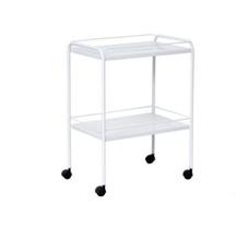 Mesa Auxiliar 40 X 60 X 80 Com Varanda e Rodizios Pintura Epoxi