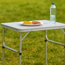 Mesa Auxiliar Ajustável em Alumínio