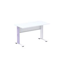 Mesa Auxiliar Aretto Pandin 90 Cm Branco e Lilás