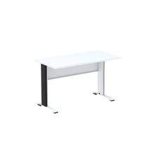 Mesa Auxiliar Aretto Pandin 90 Cm Branco e Preto