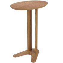 Mesa Auxiliar Ariel Tampo e Base Freijó 70cm - 67908 Mesa Auxiliar Ariel Tampo e Base Freijó 70cm - 67908