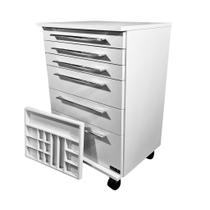 Mesa Auxiliar Clínica Dentista Consultório C/ Rodízios Mesa Auxiliar Clínica Dentista Consultório C/ Rodízios