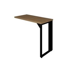 Mesa Auxiliar Direita/esquerda 90x45cm Pé Quadro Tampo com 30mm