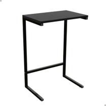 Mesa Auxiliar Lateral de Apoio Livro Notebook Estilo Industrial