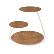 Mesa Auxiliar Leblon Aço Carbono Dourado