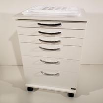 Mesa Auxiliar Odontológica Com 5 Gavetas + Bandeja Brinde Mesa Auxiliar Odontológica Com 5 Gavetas + Bandeja Brinde
