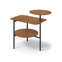 Mesa Auxiliar Ondina Aço Carbono Preto