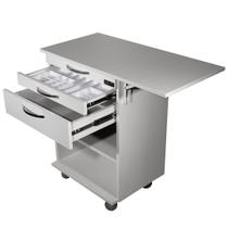 Mesa Auxiliar P/ Limpeza De Pele Clínica Dentista Consultório