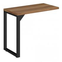 Mesa AUXILIAR SIMPLES PÉ QUADRO 0,90m - WORKSTART - NOGAL SEVILHA / PRETO - 24419